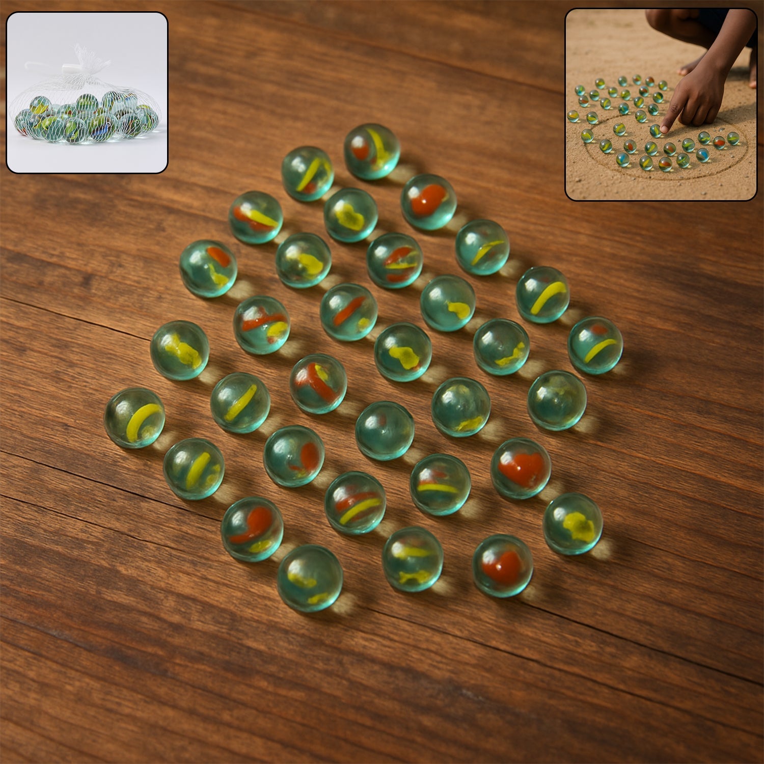 Vintage Style Glass Marbles Vintage Style Glass Marbles